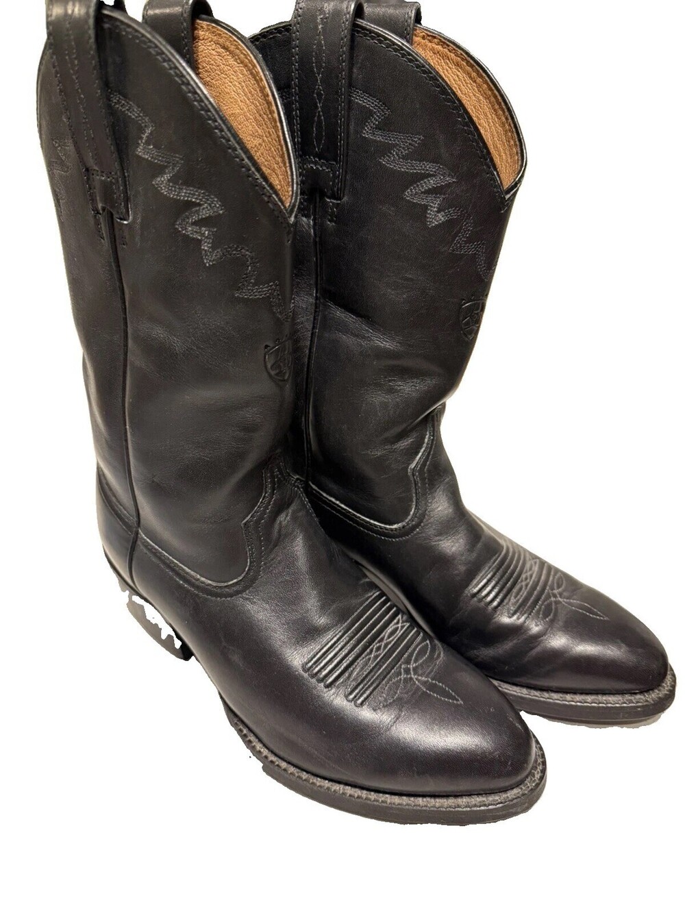 Ariat Sedona Men's Wide Black Leather Western Cowboy Boots 34601 Size 6M